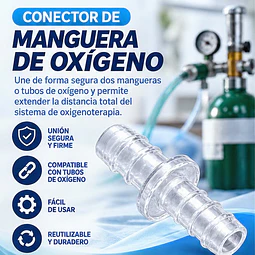 Conector Para Alargador De Oxigeno Universal 1 Unidad