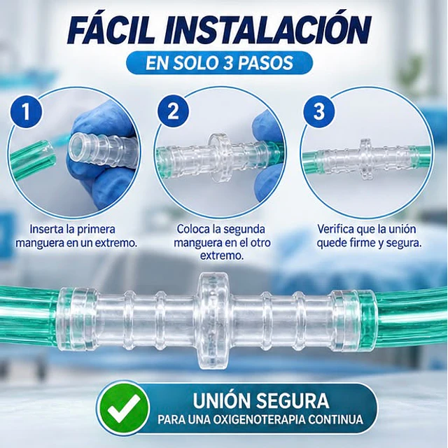 Conector Para Alargador De Oxigeno Universal 1 Unidad