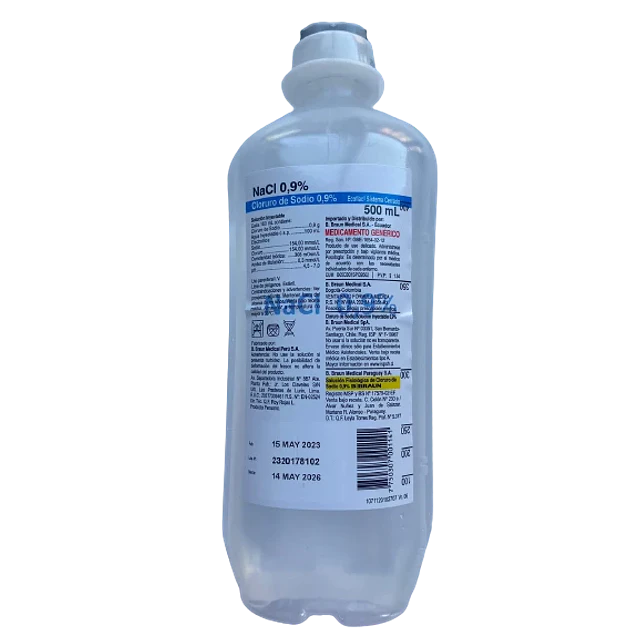 Suero Fisiologico 0,9 (500ml)