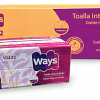 Toalla Interfoliada Ways Doble Hoja - 1 Unidad De 200 Hojas
