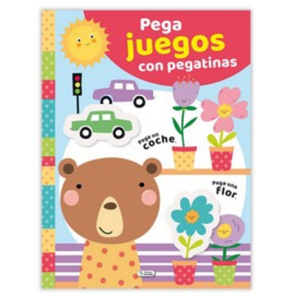 Pega juegos con pegatinas