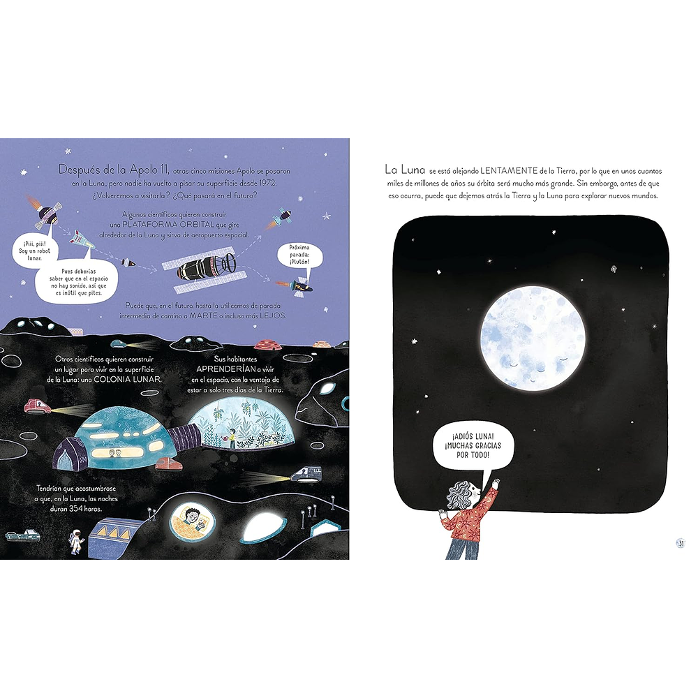 Gran libro ilustrado La Luna