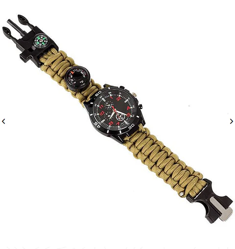 Reloj táctico analógico coyote