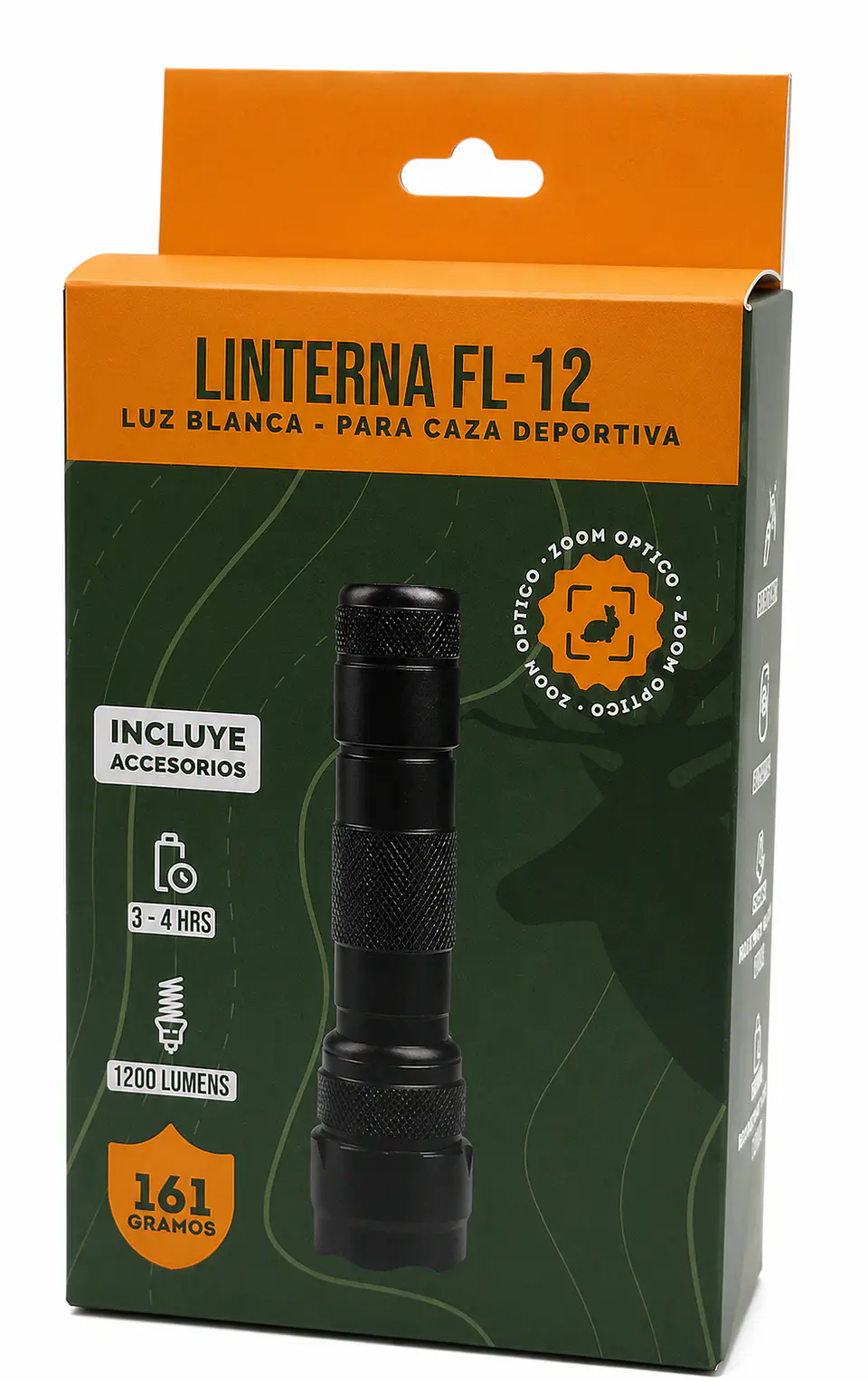 Linterna luz blanca / zoom 1