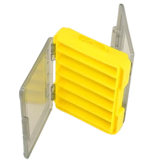 Caja plástica pesca Amarilla