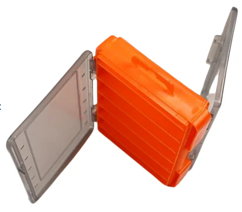 Caja plástica pesca Naranja