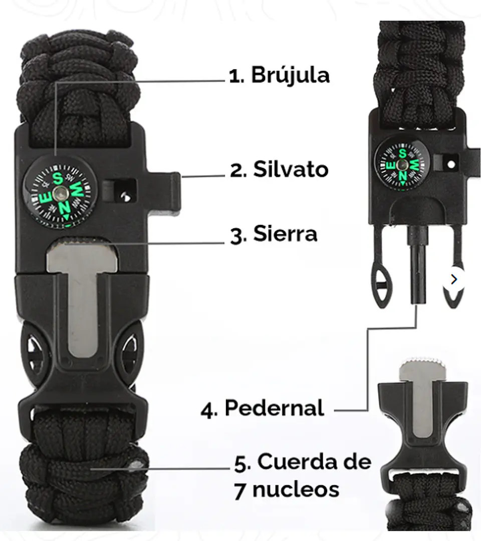Pulsera multifunción coyote 2