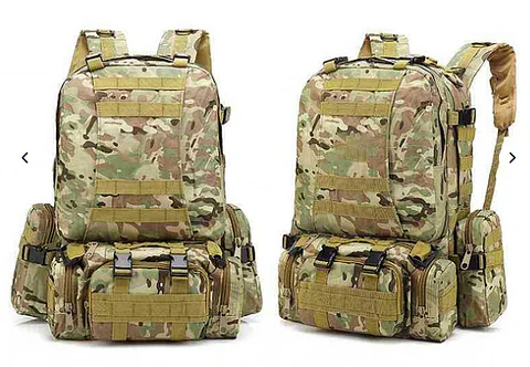 Mochila 55L camuflaje