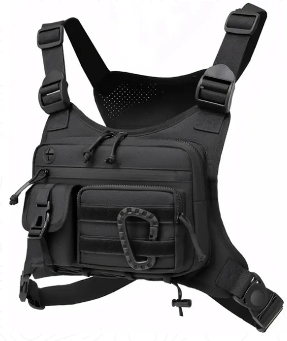 Bolso táctico negro 1