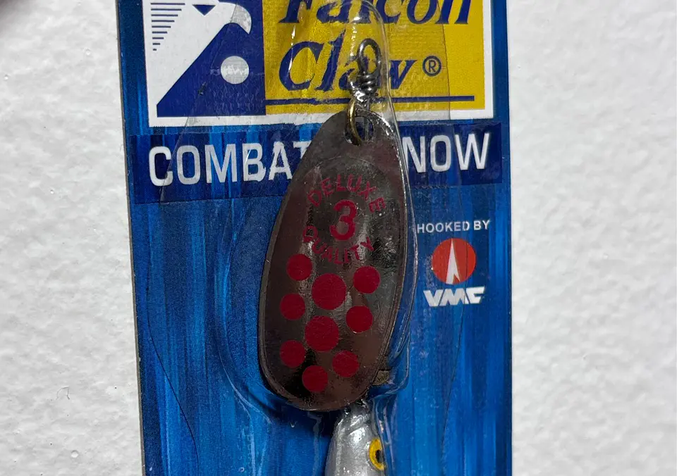 Spinner Falcon Claw Minnow #3 plata/rojo 3