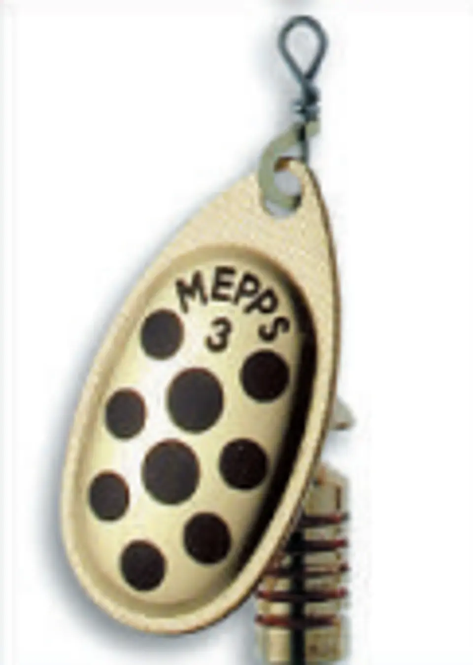 Spinner Mepps oro pto negro #3 2