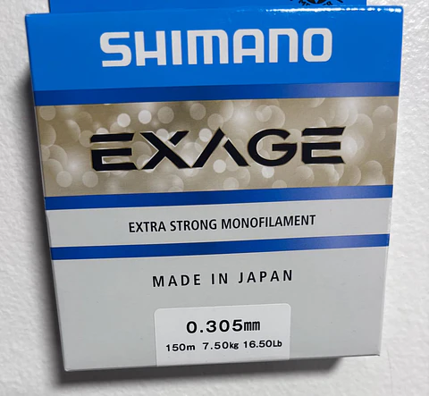 Monofilamento Shimano Exage 0.305 mm Verde