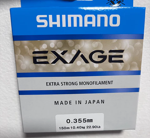 Monofilamento Shimano Exage 0.355 mm Verde