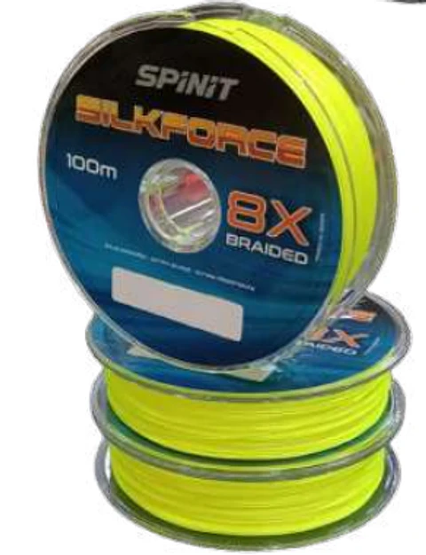 Multifilamento Spinit Silkforce 0.20mm amarillo flúor