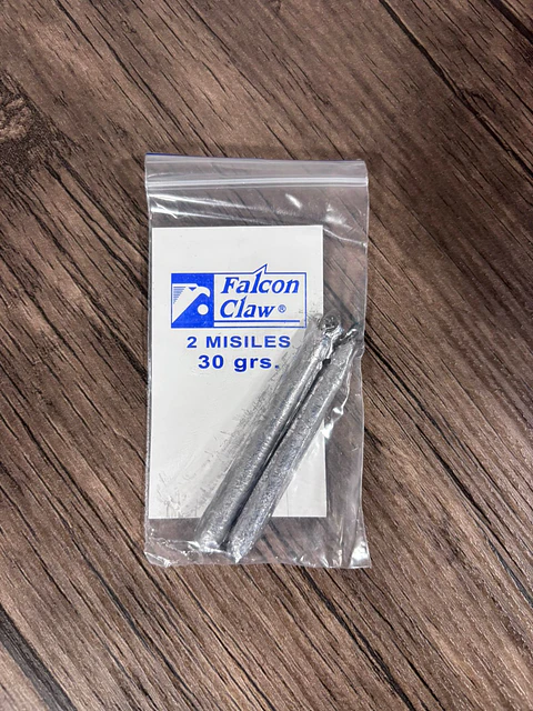 Plomo Falcon Claw misil 30G (sobre)