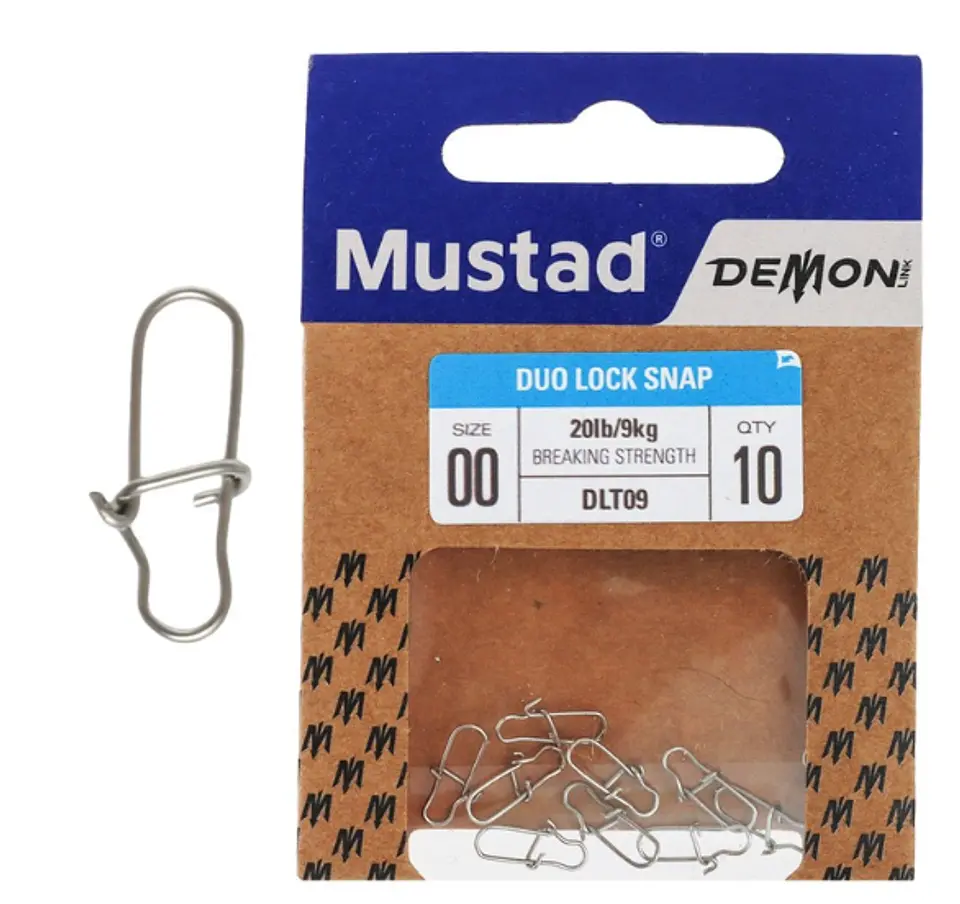 Snap Mustad Duo Lock #00 (sobre) 1