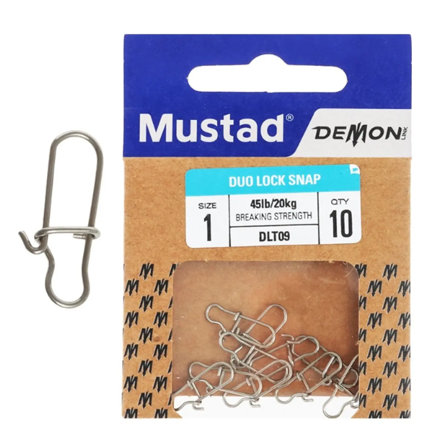 Snap Mustad Duo Lock #1 (sobre) 1