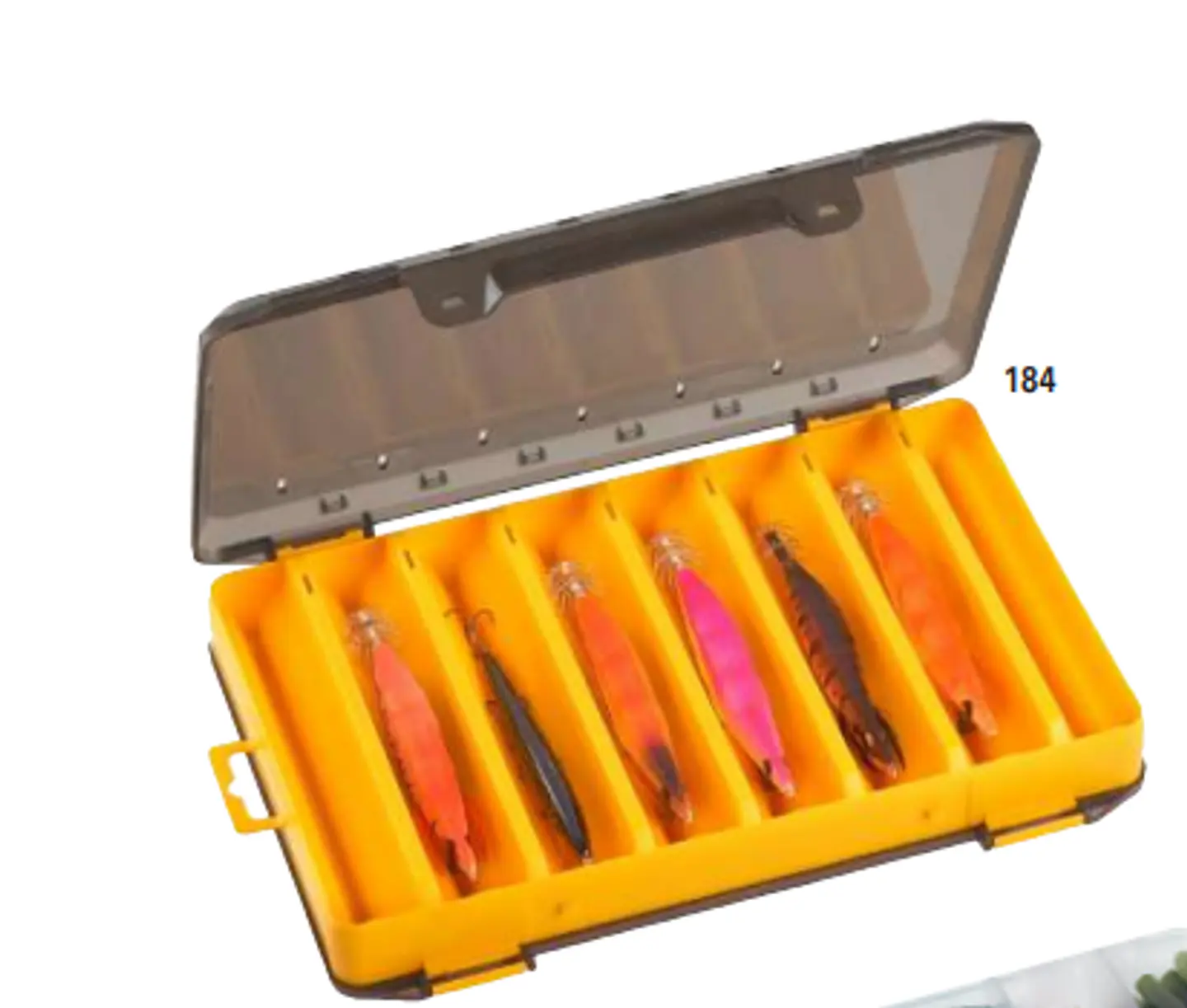Caja señuelos amarilla 1
