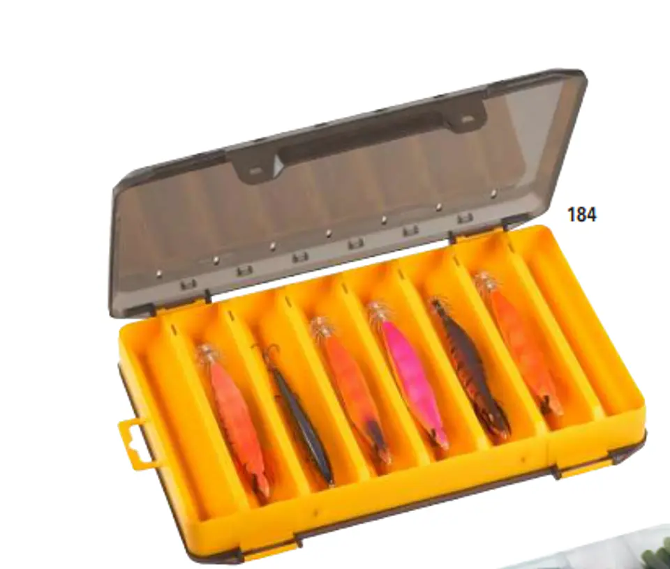 Caja señuelos amarilla 1