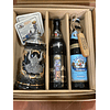 CAJA REGALO + CHOPERO ARTESANAL DE CERÁMICA CON TAPA MOTIVO VIKINGO 250CC + 2 CERVEZAS ALEMANAS 500CC + ABRIDOR + POSAVASOS DE REGALO﻿