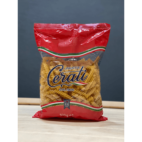 PASTA ITALIANA CERATI FUSILLI 500GR