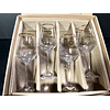 CAJA REGALO + 4 COPAS PARA DEGUSTAR DE CRISTAL 150CC 