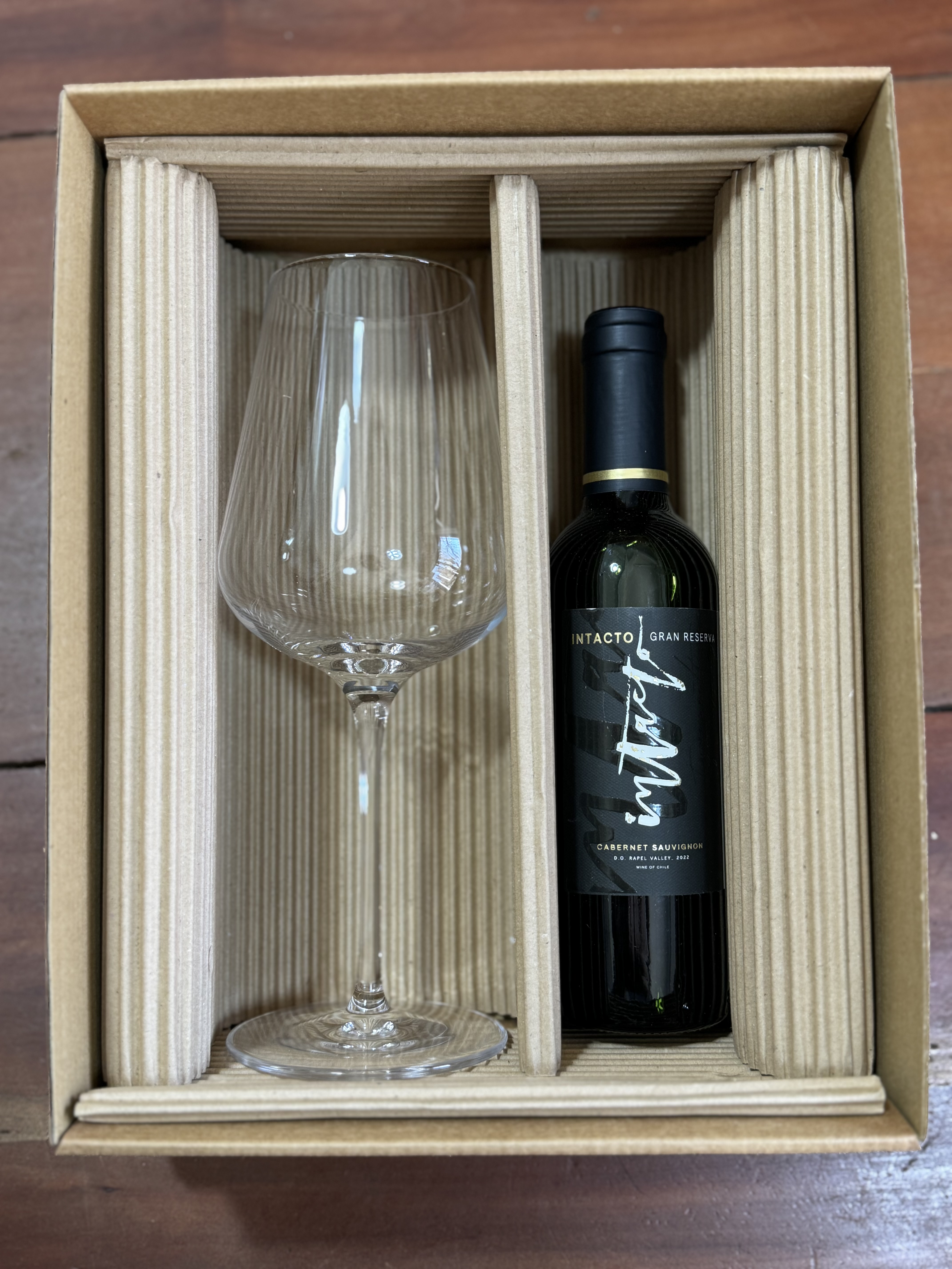 Set Regalo – Copa de Cristal Alemán + Vino 375cc