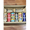 CAJA REGALO + PINTA BEER HAWK 500CC + PINTA GUINNESS 440CC + 6 CERVEZAS ALEMANAS + POSAVASOS DE REGALO