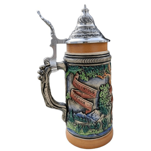 JARRA ARTESANALNEUWEILER ELCH (ALCE) CON TAPA DE ESTAÑO 500CC