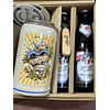 CAJA REGALO+ JARRA OFICIAL OKTOBERFEST MÜNCHEN 2021 CON TAPA DE ESTAÑO + 2 CERVEZAS ALEMANAS + ABRIDOR DE ROBLE + POSAVASOS DE REGALO