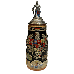 JARRA ARTESANAL DEUTSCHLAND LANDSCHAFTEN CON TAPA DE CABALLERO 750CC