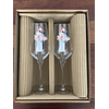 SET REGALO  2 COPAS CHAMPAGNE NOVIOS