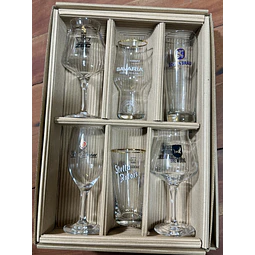 Caja Colección Cervecera Premium – 6 Vasos Originales