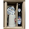 SET REGALO JARRA SPATEN CERÁMICA 500CC + CERVEZA ALEMANA + POSAVASOS DE REGALO