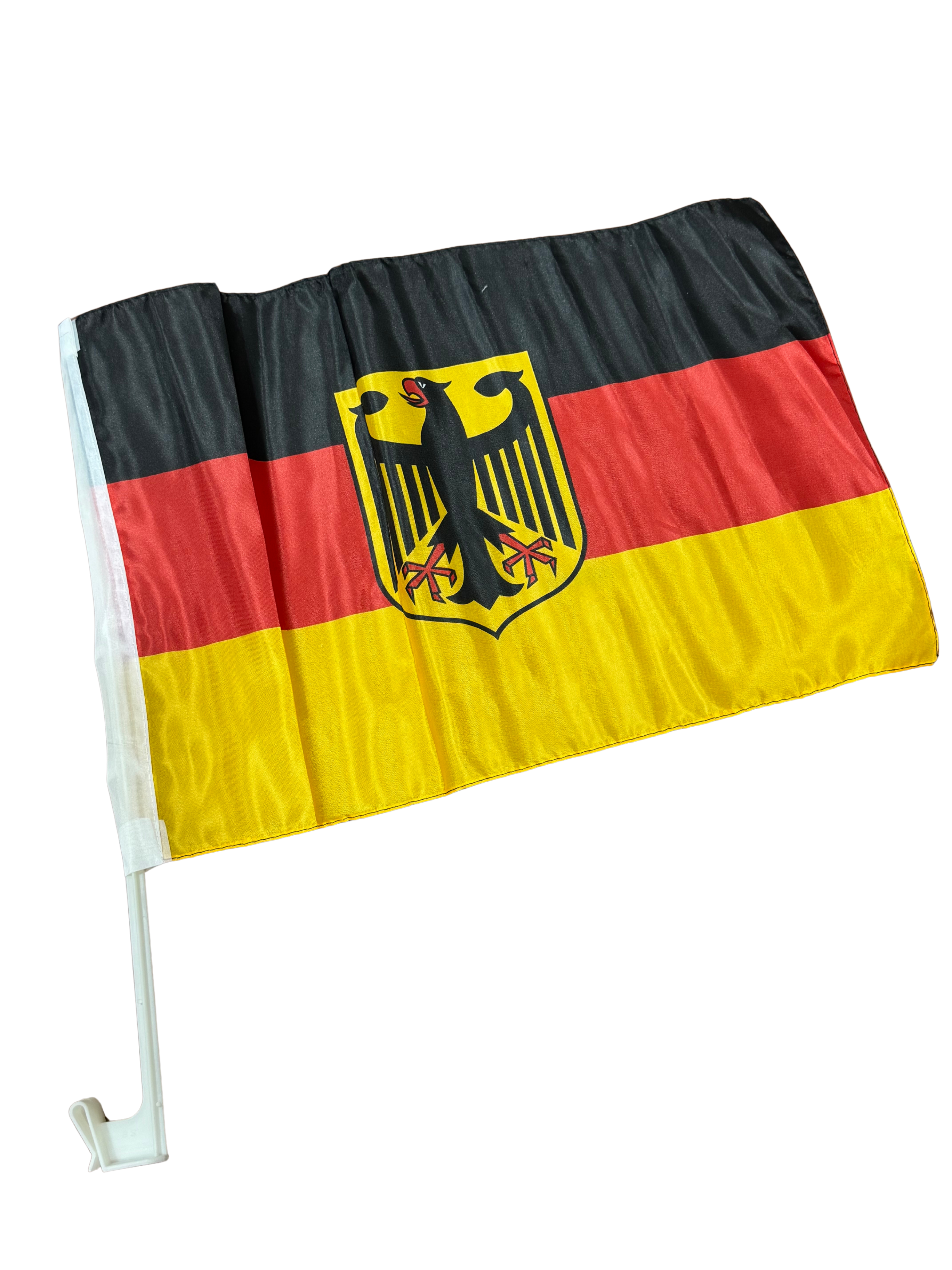Bandera de Alemania para Auto 30 x 45 cm con Soporte para Ventana