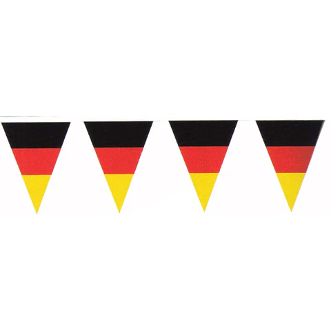 Guirnalda de Banderines Alemania 40 m (100 banderines de 27 cm)	
