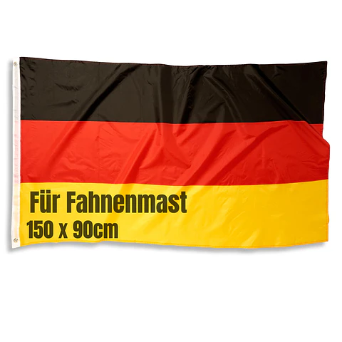 Bandera de Alemania 150 x 90 cm con Ojales Metálicos
