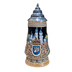 JARRA ARTESANAL DE CERÁMICA SCHLOSS NEUSCHWANSTEIN  250CC