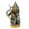Jarra Cervecera Artesanal Alemana Neuschwanstein 500cc con Tapa de Zinn