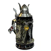 Jarra Cervecera Vikinga Nordic Grotto con Tapa de Casco Vikingo 500cc – Edición limitada