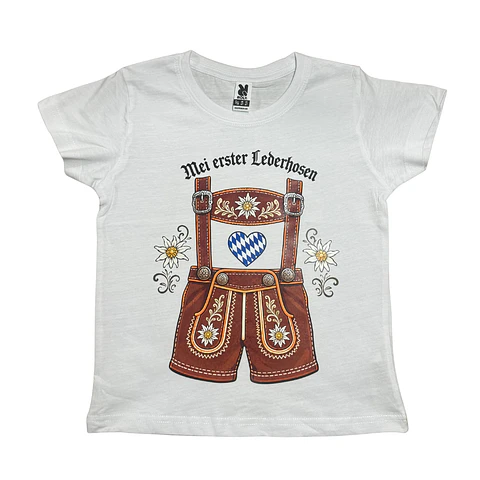 Polera Niño T3/4 “Mei erster Lederhosen” – Oktoberfest