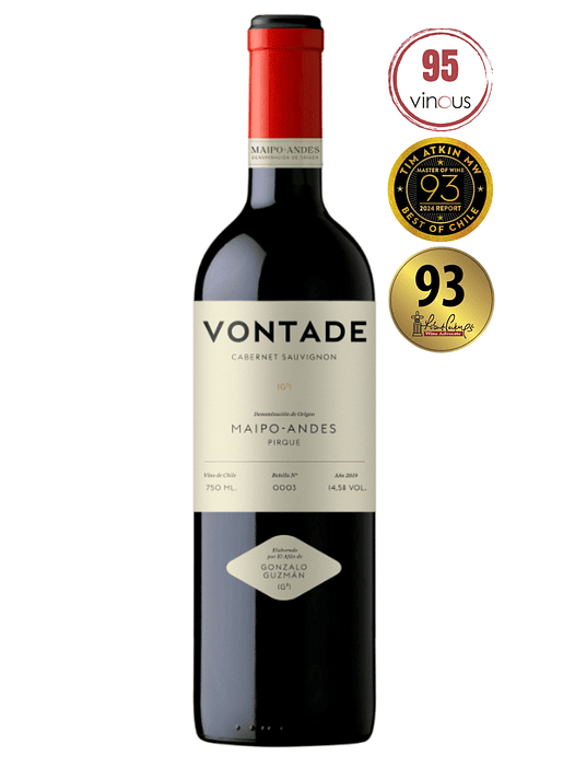 Vino Gonzalo Gúzman, G2 - Vontade 2022, Cabernet Sauvignon 1