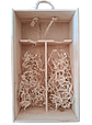 Caja de madera Algorta para dos botellas de vino - Miniatura 3