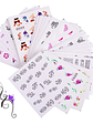 65 Láminas De Stickers De Uñas Al Agua  - Miniatura 1