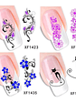 130 Hojas De Stickers Al Agua Para Uñas  - Miniatura 3