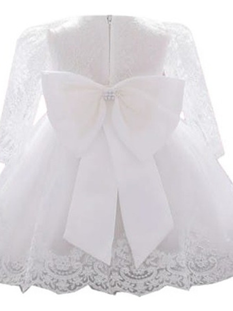 Vestido Bautizo Manga Larga 3 Meses Hasta 24 Meses. 1