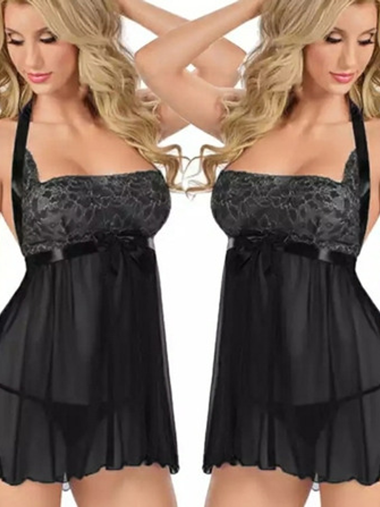 Camisola Más Calzón Sensual Babydoll 5