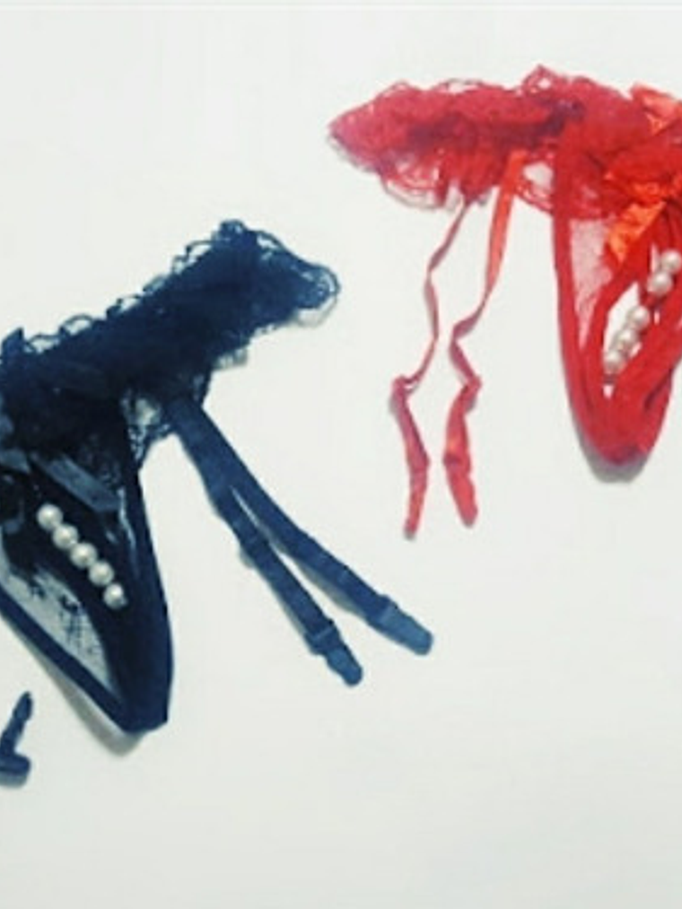 Sexy Portaligas+ Panties Liga Con Silicona Antideslizante 10