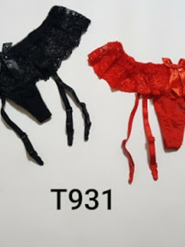 Sexy Portaligas+ Panties Liga Con Silicona Antideslizante 32