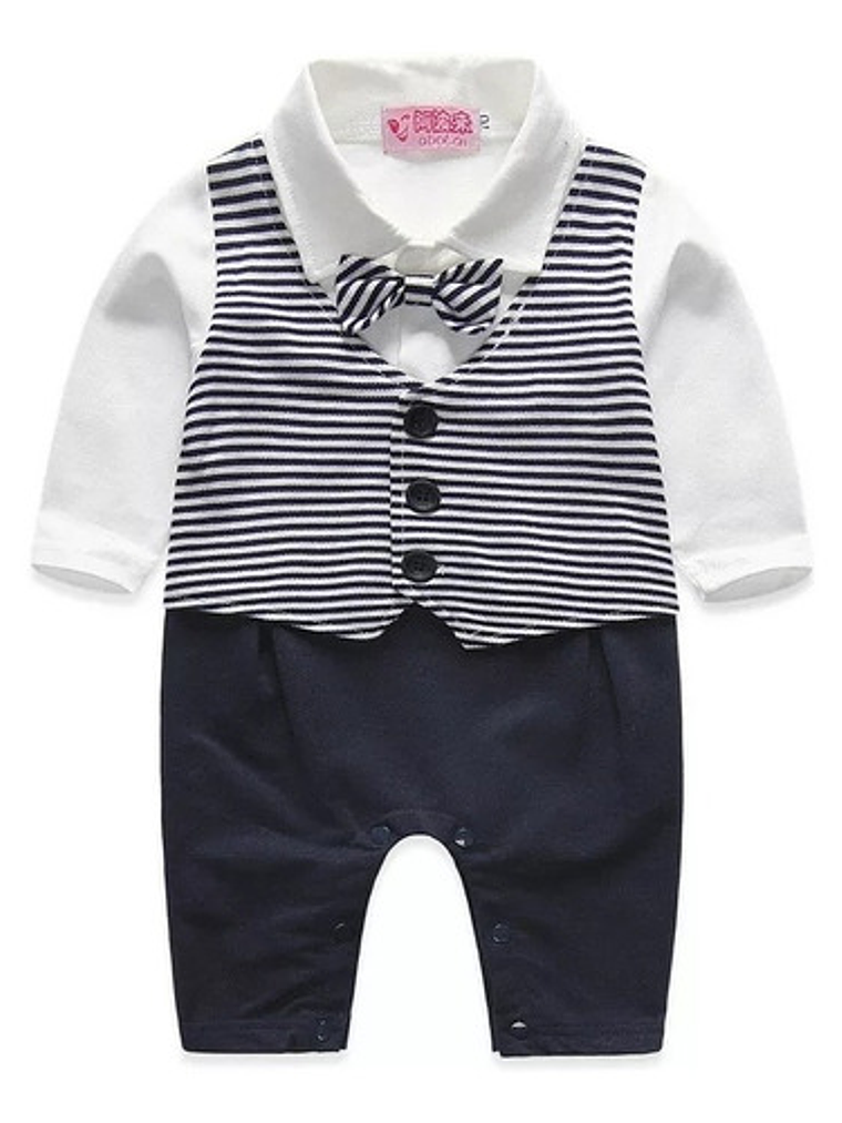 Traje Bautizo Bebe Niño 3 Meses A 24 Meses 2